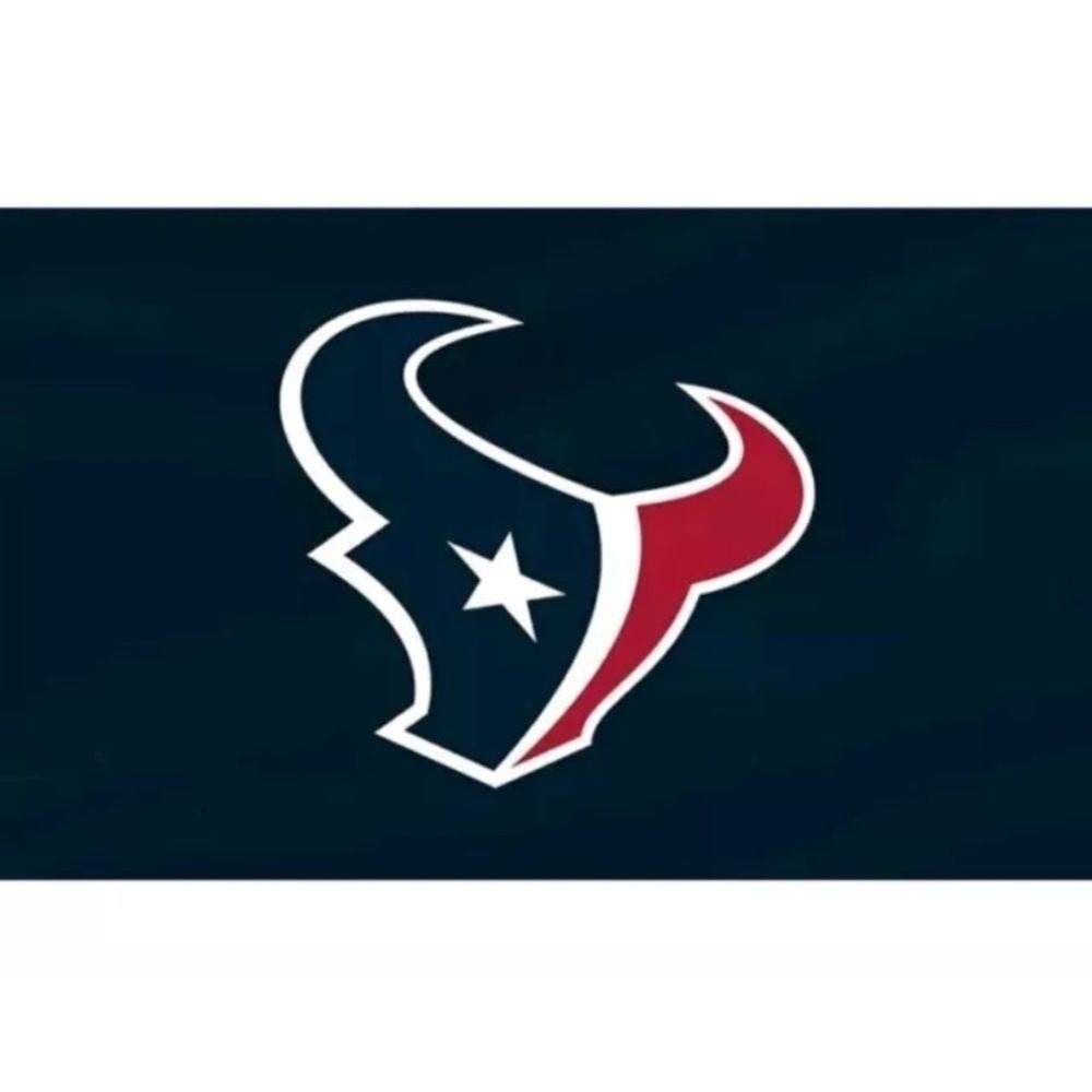 Houston Texans Graphic Flag Blue Mancave, Football Fan Garden Banner 5'x3'‎ New